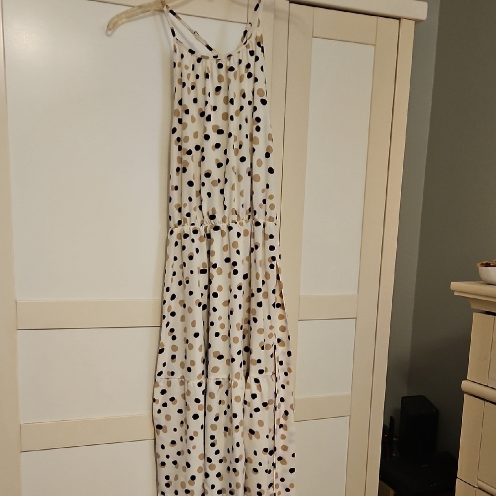 Polka Dot Maxi Dress